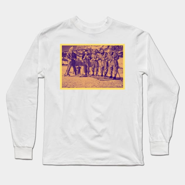 Pack Ride (gold/purple) Long Sleeve T-Shirt by FattoAMano